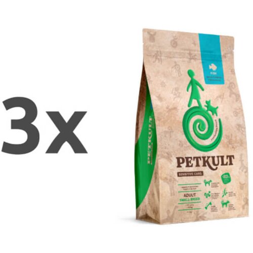 Petkult sensitive care adult, mini - riba 3 x 3 kg Cene