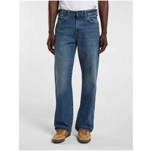 Dickies Hlače 954 relaxed straight work jeans Modra Slike