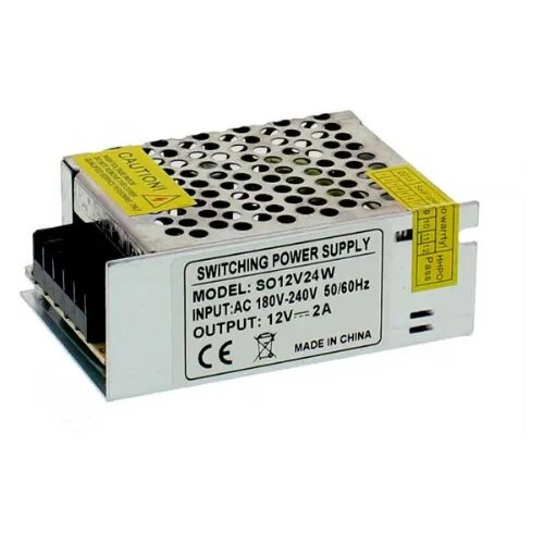 Well napajalnik, IP20, ind. kovinsko ohišje, 12 v, 2 a, 24 w, 1 izvod Cene