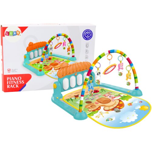 Lean_Toys Gimnastična podloga za dojenčke, klavir, izobraževalni zvoki Cene
