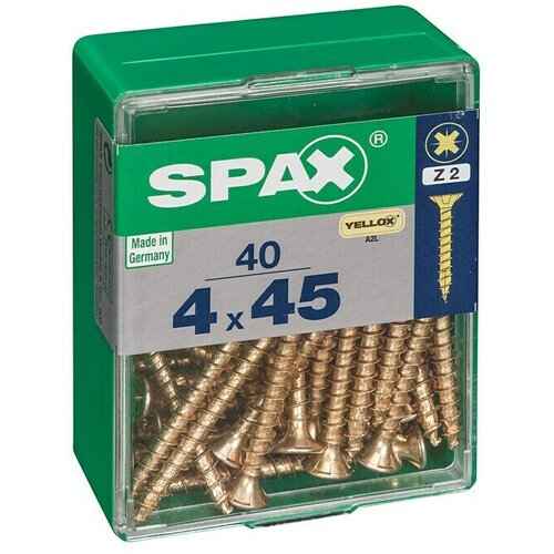 SPAX Univerzalni vijak (4 x 45 mm, Puni navoj, 40 Kom.) Cijene