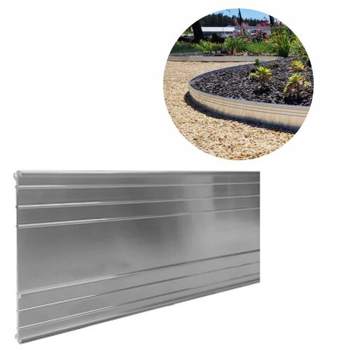 green-split Ultra močne aluminijaste robove za travo 24x100 cm za gredice in poti, (5000218342) Cene