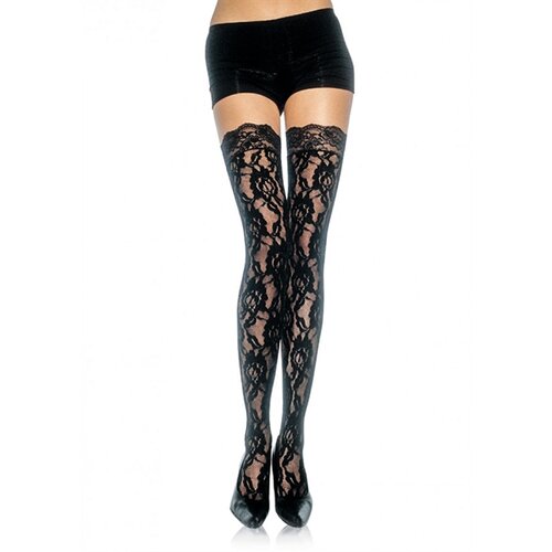 Leg Avenue Rose Lace Stockings 9762 Cene