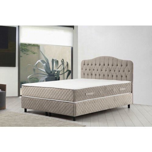 Hanah home Bračni krevet Vassi Set 150 x 200 v2 Beige Cene
