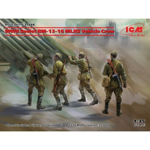 ICM Posadka sovjetskega vozila BM-13-16 MLRS iz druge svetovne vojne, (21287288) Cene
