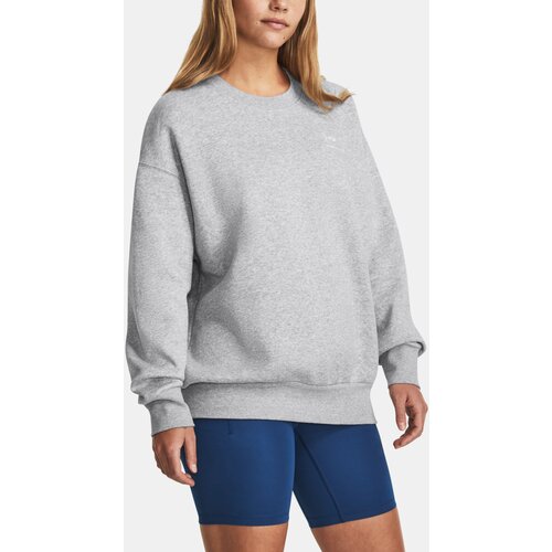 Under Armour Sweatshirt Essential Flc OS Crew-GRY - Women Slike