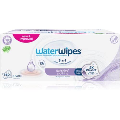 Water Wipes Soothing Clean dječje nježne vlažne maramice 6x60 kom Cijene