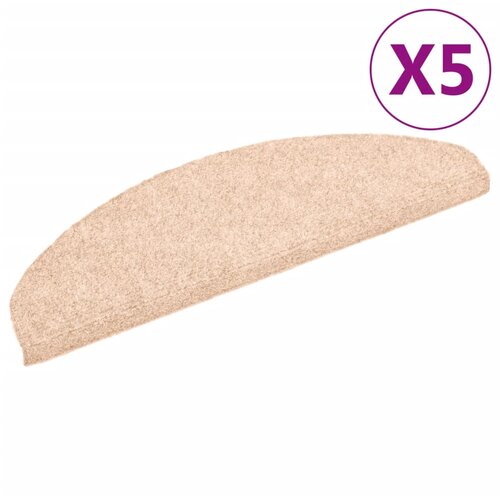 vidaXL Samolepilne preproge za stopnice 5 kosov rjave 65x21x4 cm, (20753260) Cene