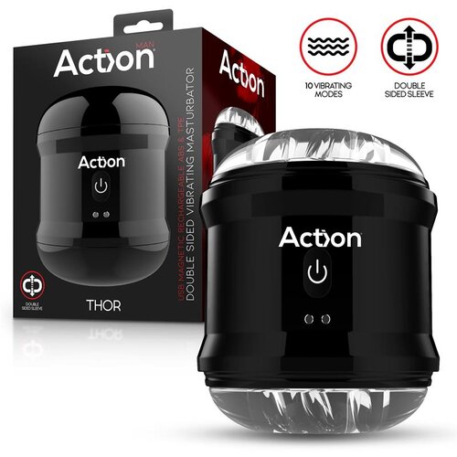 Action Thor Double Sided Vibrating Masturbator Slike
