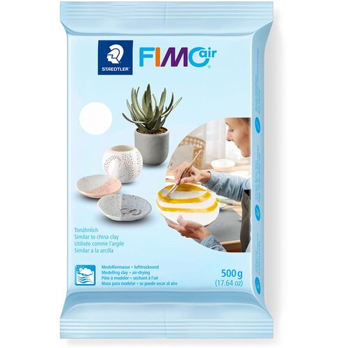 Staedtler Modelirna masa fimoair basic, bela, 500g 8100-0 Cene
