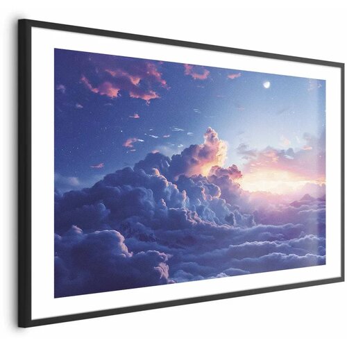  Plakat Night Concert in the Mountains: Clouds Illuminated by the Last Rays of the Sun 60x40 Cijene