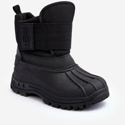 Big Star Children's insulated Velcro snow boots Black Cene