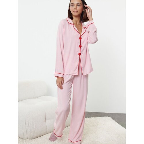 Trendyol Ženski set pidžame Thmaw25Pt00179, Rozi Cene