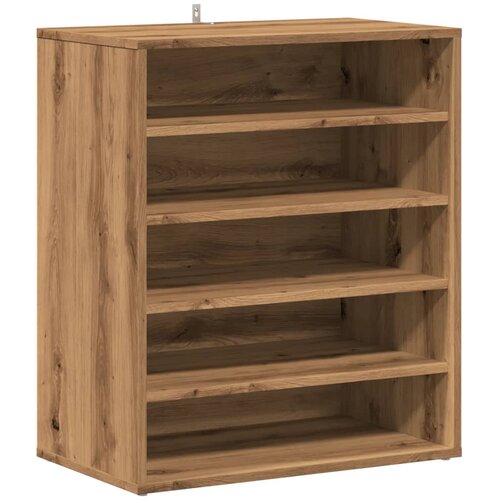 Maison Chic Omarica za obutev - Kopa za čevlje artisan hrast 60x35x70 cm inženirski les, (21776209) Slike