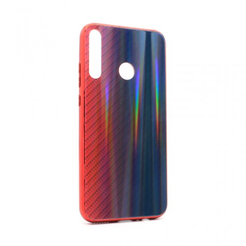 Teracell maska carbon glass za huawei P40 lite e crvena Slike