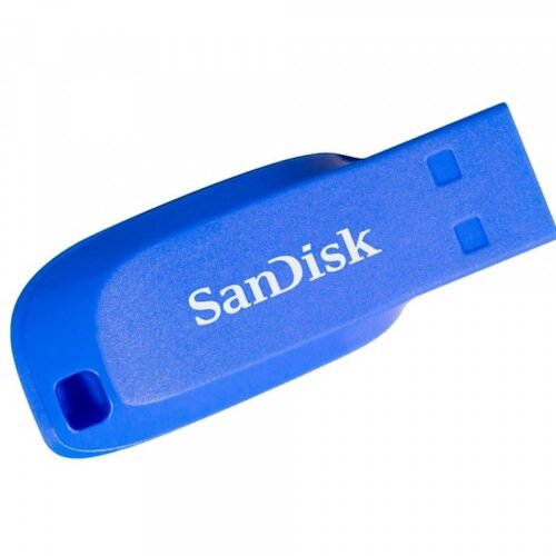 San Disk USB DISK 32GB CRUZER BLADE MODRA, 2.0, moder, brez pokrovčka Slike