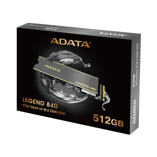 Adata 512GB M.2 PCIe Gen4 x4 LEGEND 840 ALEG-840-512GCS SSD Slike