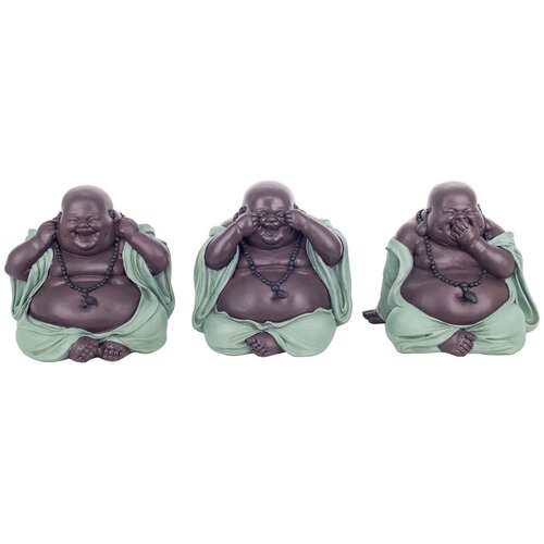Signes Grimalt Slika Buddha Ne Vidi / Čuje / Govori 3 Jedinice Blue Slike