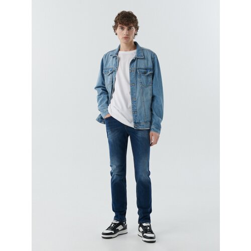 Cropp mu&amp;scaron;ke slim traperice - Tamnoplava 5488N-59J Slike