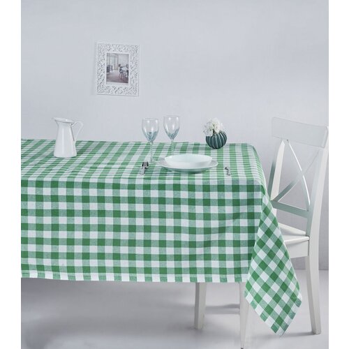 Hermia stolnjak kareli 160, 160x160cm, zeleni Cene