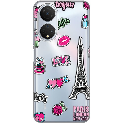 maska silikonska print skin za honor X7 love paris Slike