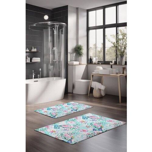  CT-5255 multicolor bathmat set (2 pieces) Cene
