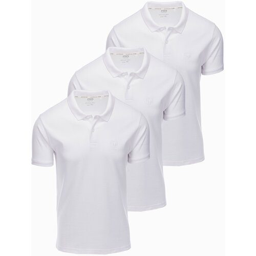 Ombre Men's pique knit polo shirt set 3-pack Cijene