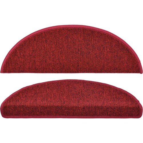  Otirači za stepenice 10 kom 65x24x4 cm bordo Slike