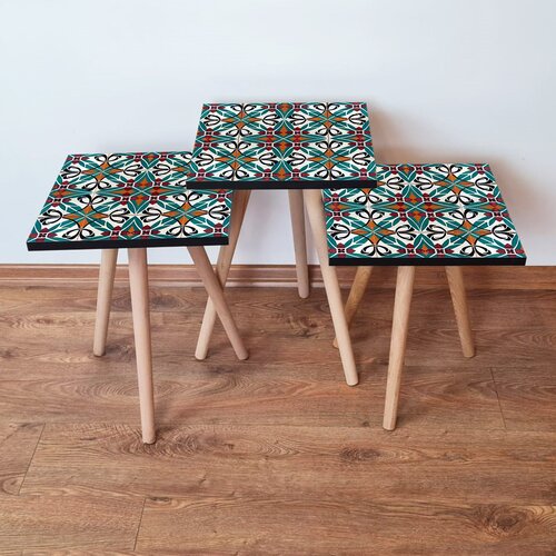 Hanah home Set 3 stočića 3Shp28 Multicolor Cene