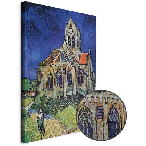  Slika - Vincent van Gogh &ndash; Church at Auvers 80x120 Premium Print Cijene