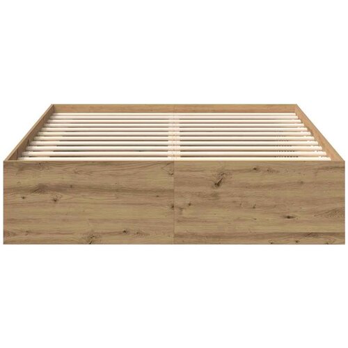 VidaXL Okvir kreveta bez madraca 120x190 cm konstruirano drvo Slike