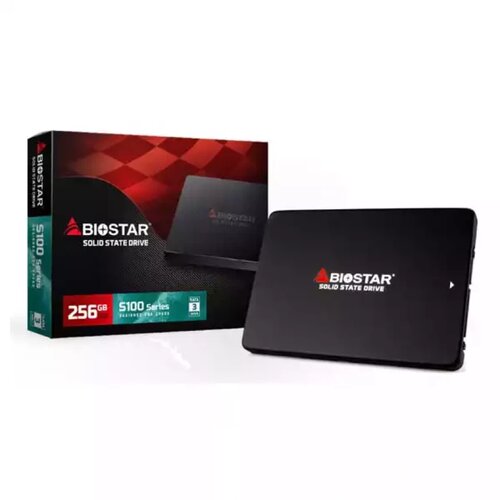 Biostar SSD 2.5 SATA3 256GB 520MBs/440MBs S100 ssd hard disk Slike