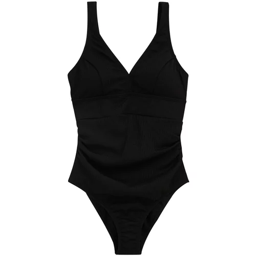 WE Fashion Jednodijelni kupaći kostim crna