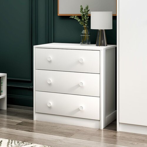 Hanah home komoda life - white white dresser Slike