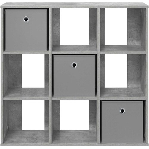  Kreveta s ladicama Betonski sivi 88,5 x 29 x 84,5 cm Slike