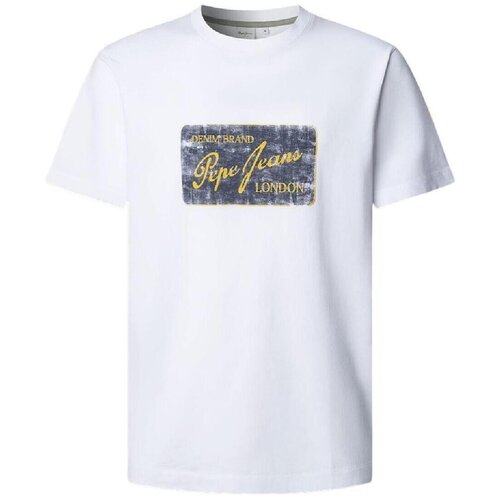 PepeJeans Majice s kratkimi rokavi PM5010317 800 Bela Cene