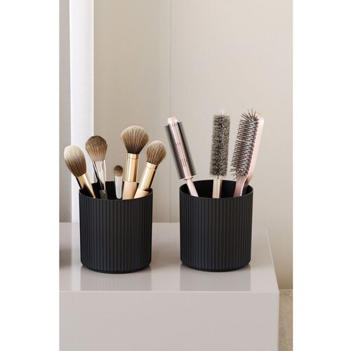 WALLXPERT sedef - black black make-up organizer set (2 pieces) Cene