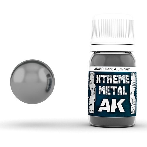 AK Interactive Xtreme Metal Dark Aluminium 30ml - AK480 Cene