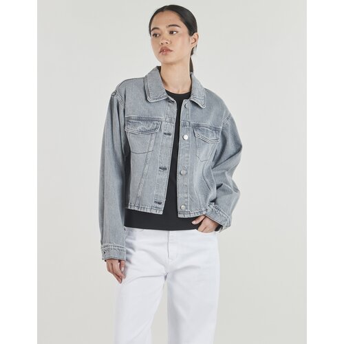 Vero Moda Jeans jakne VMAYA LS DENIM Siva Slike