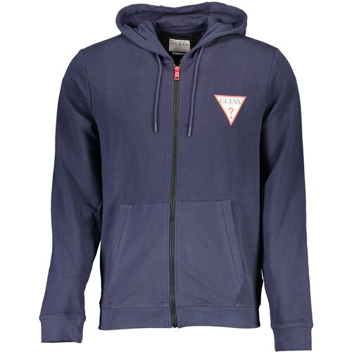 Guess Jeans SWEATSHIRT WITH ZIP MAN BLUE Slike