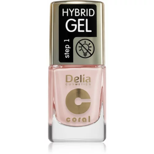 Delia Cosmetics Coral Hybrid Gel gel lak za nokte bez korištenja UV/LED lampe nijansa 120 11 ml