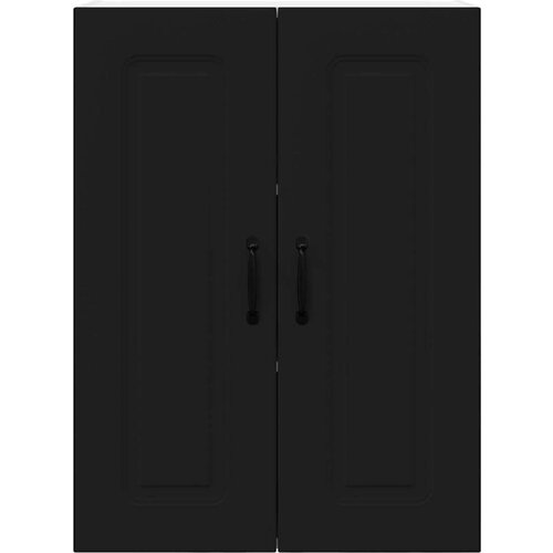 VidaXL Zidni kuhinjski ormarić Crna 60 x 31 x 80 cm Konstruirano drvo Slike