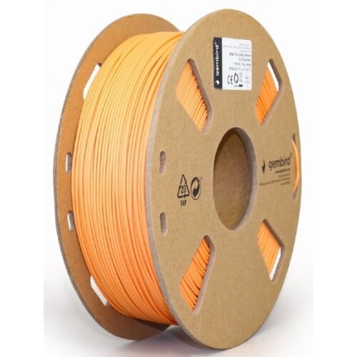 Gembird 3DP-PLA-01-MTO mat pla filament za 3D stampac 1.75mm, kotur 1KG, orange Cene