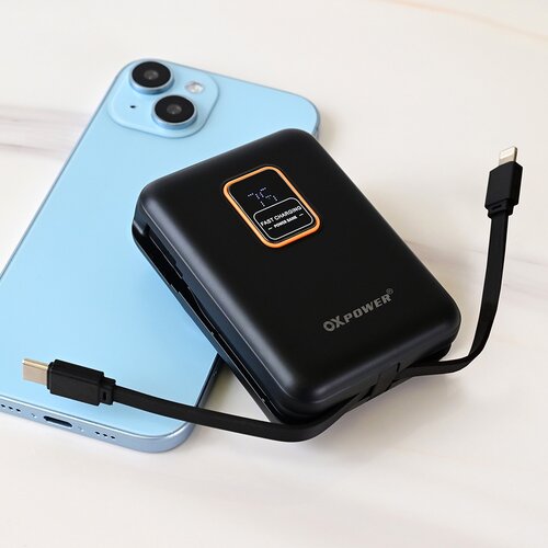 Power bank prenosiva baterija Oxpower PDW11 PD QC 22.5W 12000 mAh crna Cene