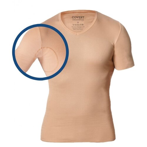 Covert Men's invisible T-shirt beige Slike