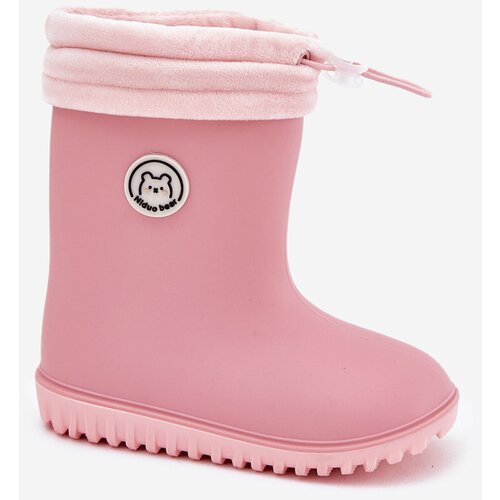 Boto Children's rubber boots with insulation pink Odirisse Cene