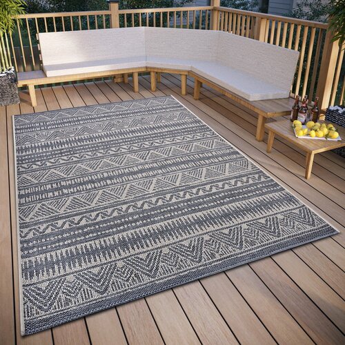 Hanse Home Siva zunanja preproga 76x150 cm Clyde Loto &amp;ndash; Slike