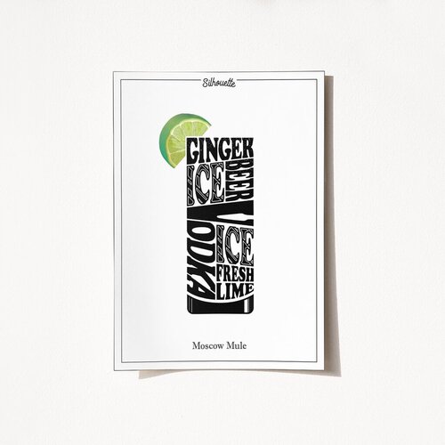 Wallity Poster Moscow Mule-2045, 42x59,4 cm Cene