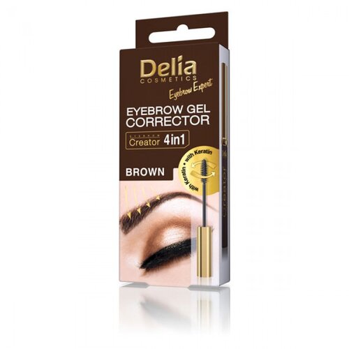 Delia Gel za korekciju obrva, braon 7ml Slike