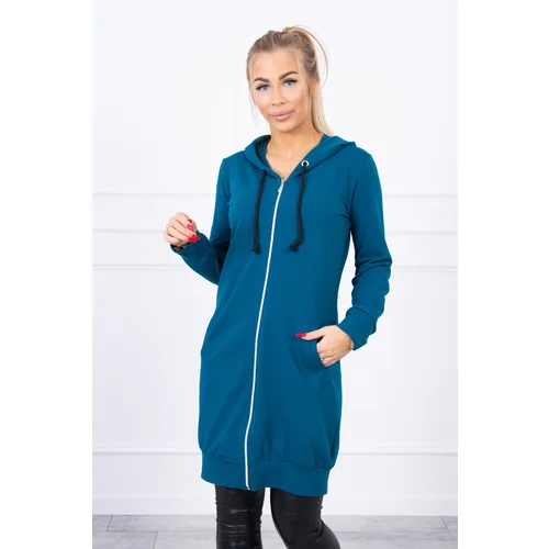 Kesi Navy dress with hood and hood